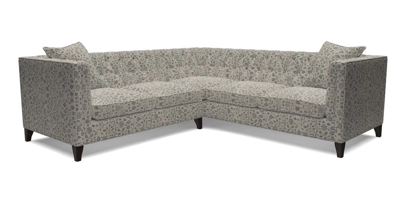 Haresfield Corner Sofa in Two Tone Plain Biscuit