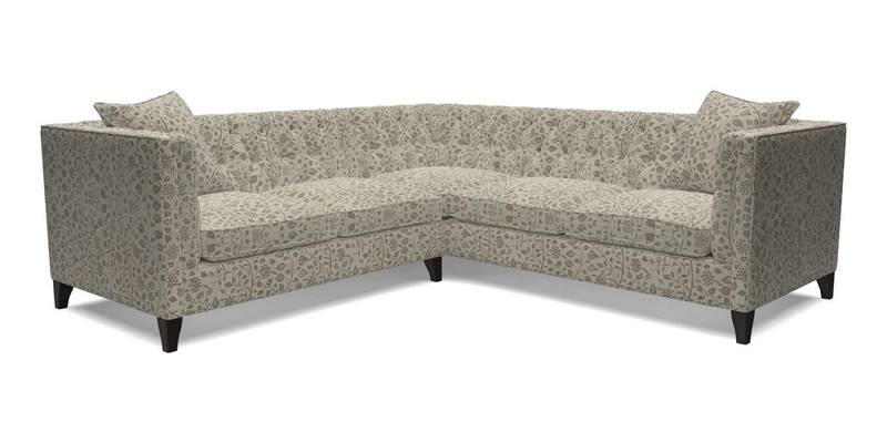 Haresfield Corner Sofa in Two Tone Plain Biscuit