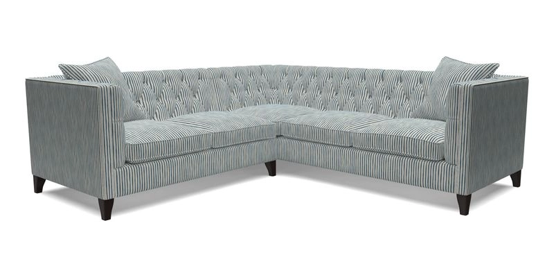 Haresfield Corner Sofa in Two Tone Plain Biscuit