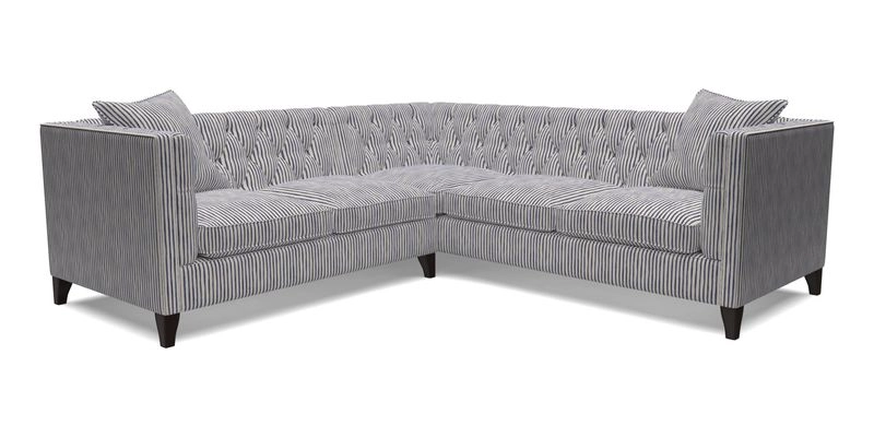 Haresfield Corner Sofa in Two Tone Plain Biscuit