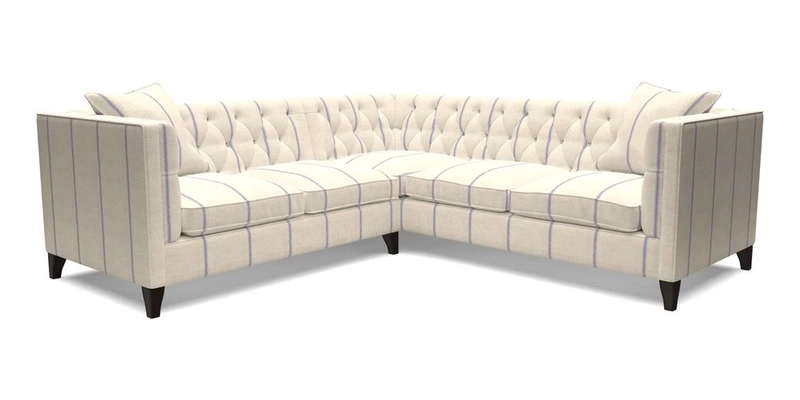 Haresfield Corner Sofa in Two Tone Plain Biscuit