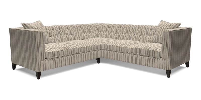 Haresfield Corner Sofa in Two Tone Plain Biscuit