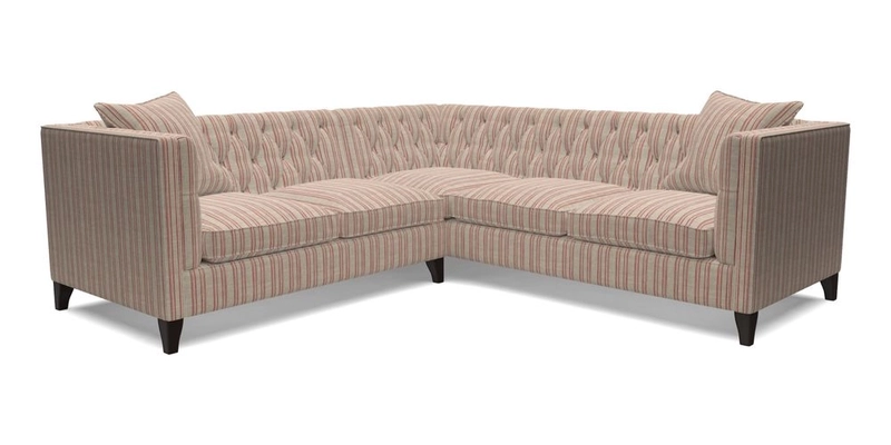 Haresfield Corner Sofa in Two Tone Plain Biscuit