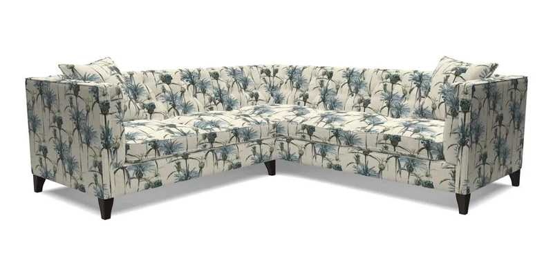 Haresfield Corner Sofa in Two Tone Plain Biscuit