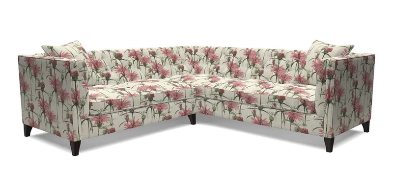 Haresfield Corner Sofa in Two Tone Plain Biscuit