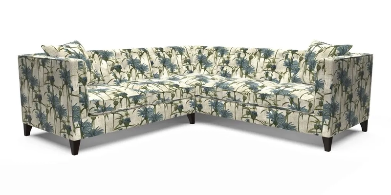 Haresfield Corner Sofa in Two Tone Plain Biscuit