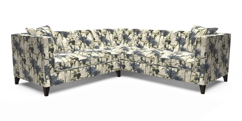 Haresfield Corner Sofa in Two Tone Plain Biscuit