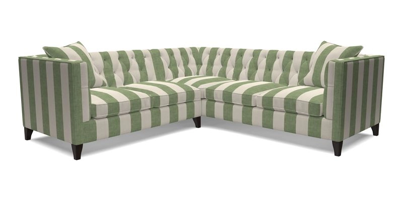 Haresfield Corner Sofa in Two Tone Plain Biscuit