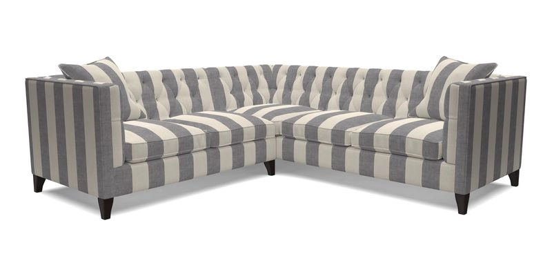 Haresfield Corner Sofa in Two Tone Plain Biscuit