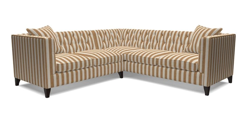 Haresfield Corner Sofa in Two Tone Plain Biscuit