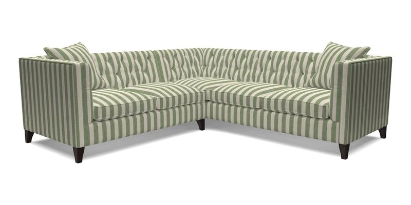 Haresfield Corner Sofa in Two Tone Plain Biscuit
