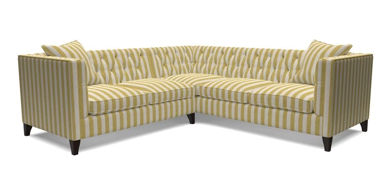 Haresfield Corner Sofa in Two Tone Plain Biscuit