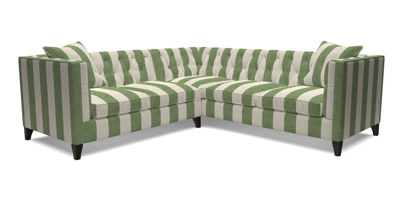 Haresfield Corner Sofa in Two Tone Plain Biscuit