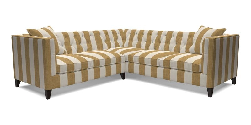 Haresfield Corner Sofa in Two Tone Plain Biscuit