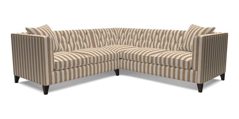 Haresfield Corner Sofa in Two Tone Plain Biscuit
