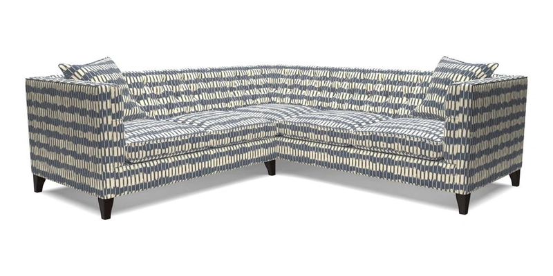 Haresfield Corner Sofa in Two Tone Plain Biscuit