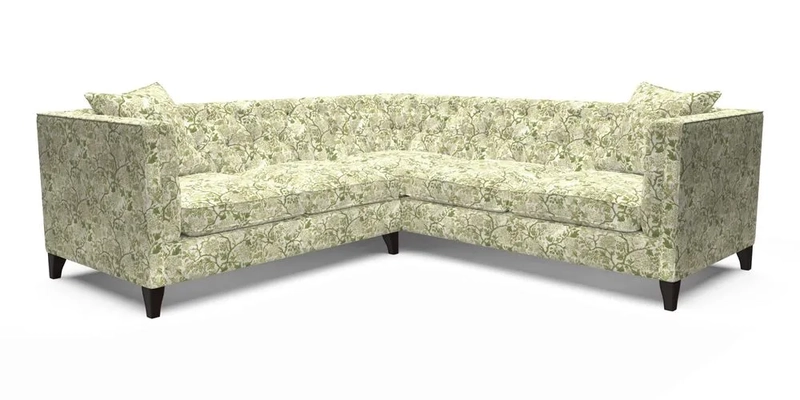 Haresfield Corner Sofa in Two Tone Plain Biscuit