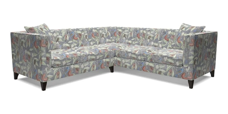 Haresfield Corner Sofa in Two Tone Plain Biscuit