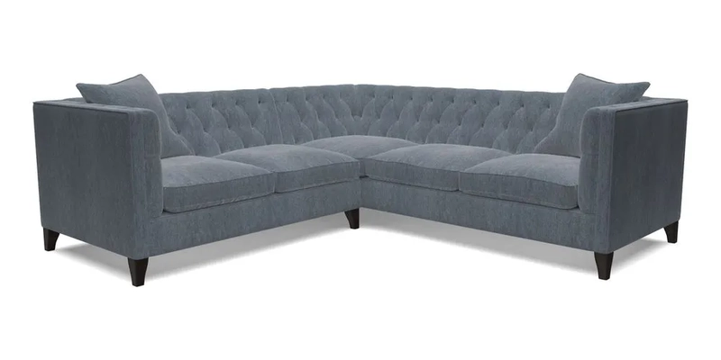 Haresfield Corner Sofa in Two Tone Plain Biscuit