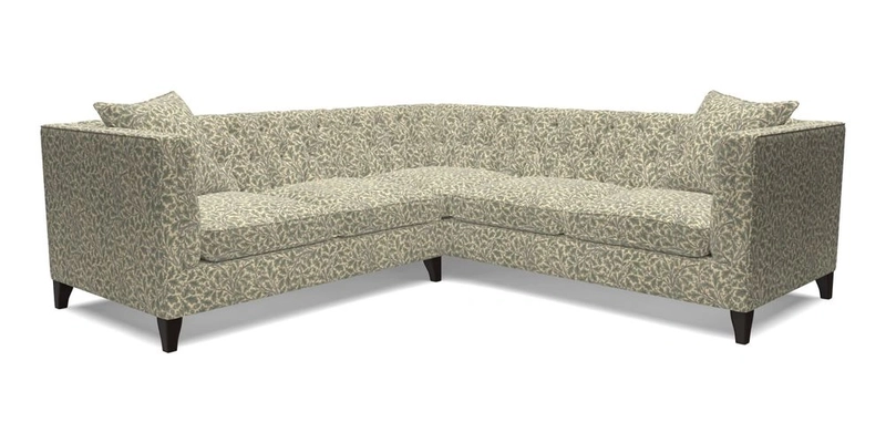 Haresfield Corner Sofa in Two Tone Plain Biscuit