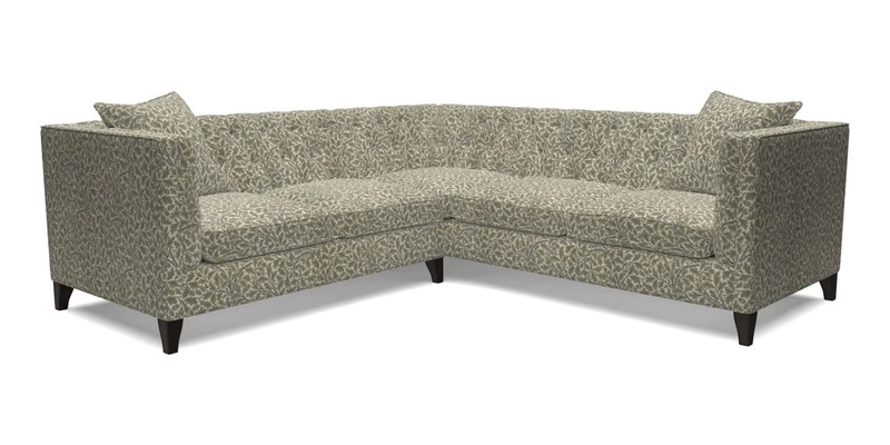 Haresfield Corner Sofa in Two Tone Plain Biscuit