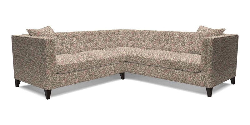Haresfield Corner Sofa in Two Tone Plain Biscuit