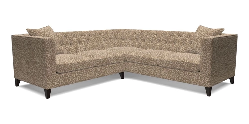 Haresfield Corner Sofa in Two Tone Plain Biscuit
