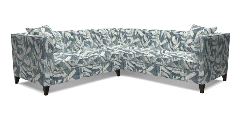 Haresfield Corner Sofa in Two Tone Plain Biscuit