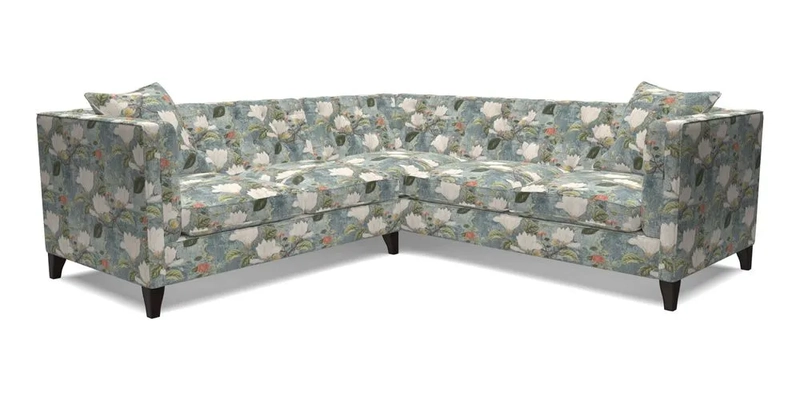 Haresfield Corner Sofa in Two Tone Plain Biscuit