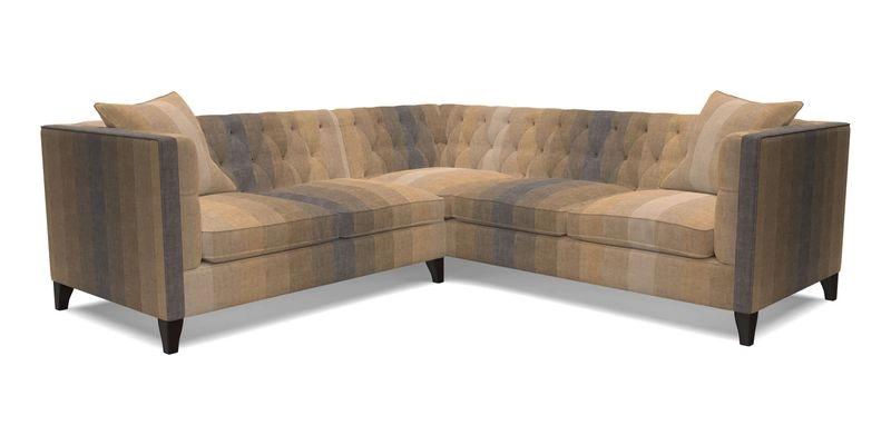 Haresfield Corner Sofa in Two Tone Plain Biscuit