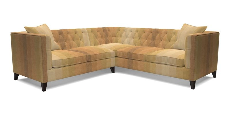 Haresfield Corner Sofa in Two Tone Plain Biscuit