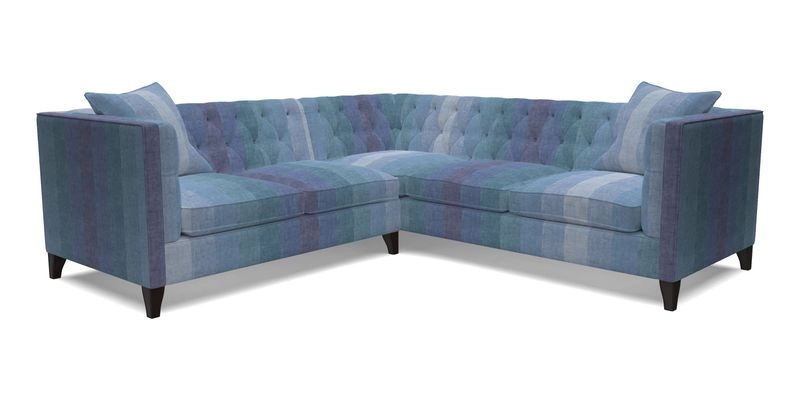 Haresfield Corner Sofa in Two Tone Plain Biscuit