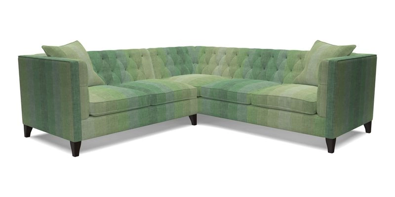 Haresfield Corner Sofa in Two Tone Plain Biscuit