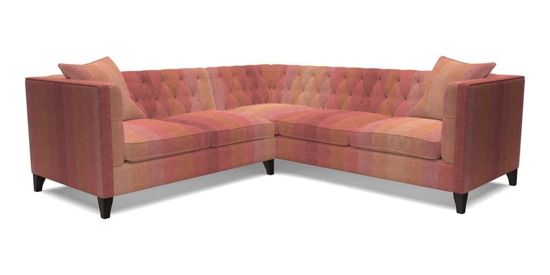 Haresfield Corner Sofa in Two Tone Plain Biscuit