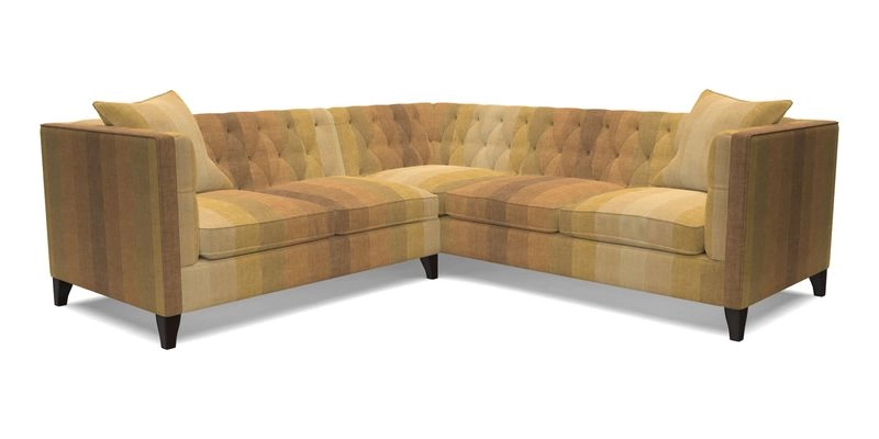 Haresfield Corner Sofa in Two Tone Plain Biscuit