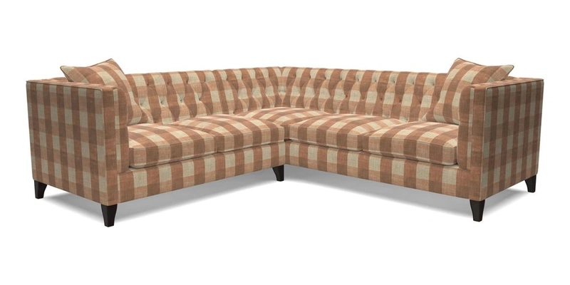 Haresfield Corner Sofa in Two Tone Plain Biscuit