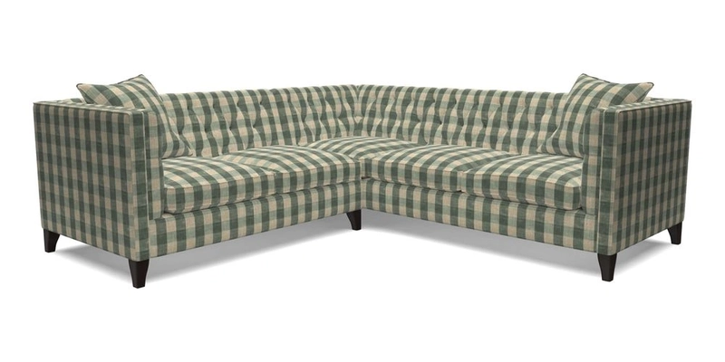 Haresfield Corner Sofa in Two Tone Plain Biscuit
