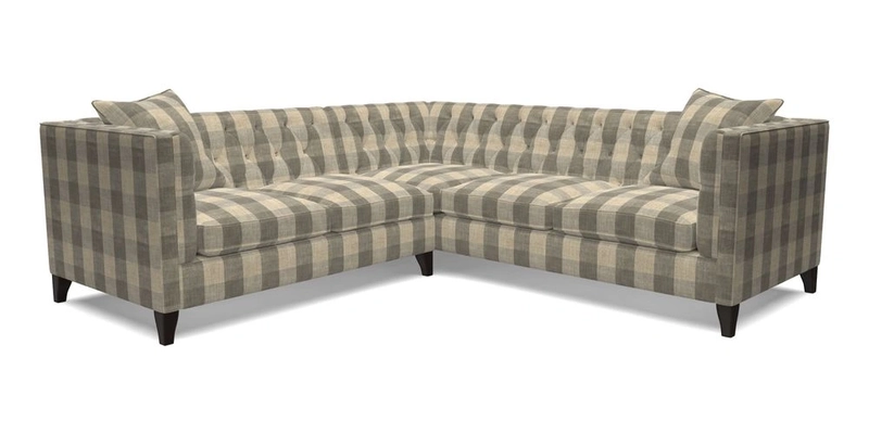 Haresfield Corner Sofa in Two Tone Plain Biscuit