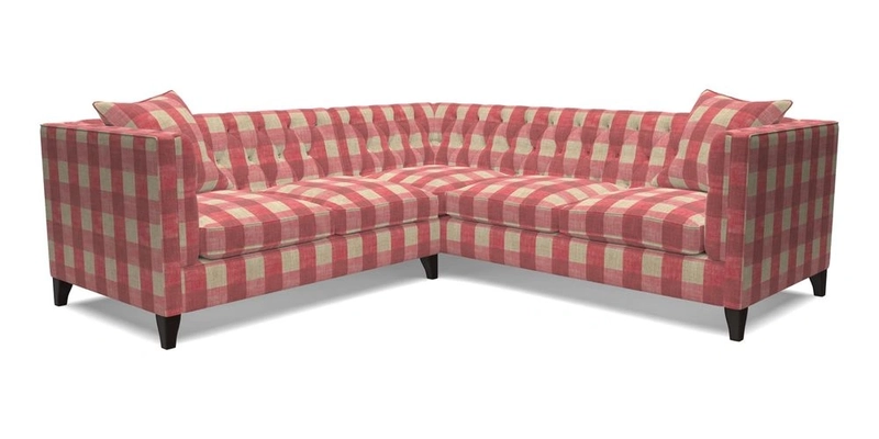 Haresfield Corner Sofa in Two Tone Plain Biscuit