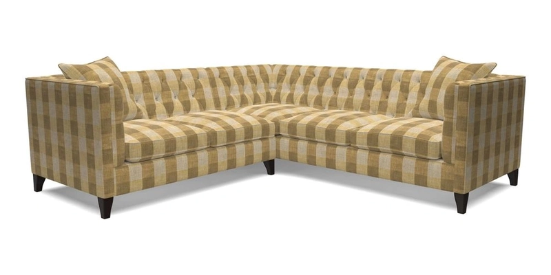 Haresfield Corner Sofa in Two Tone Plain Biscuit