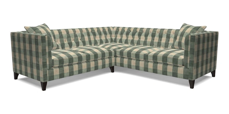 Haresfield Corner Sofa in Two Tone Plain Biscuit