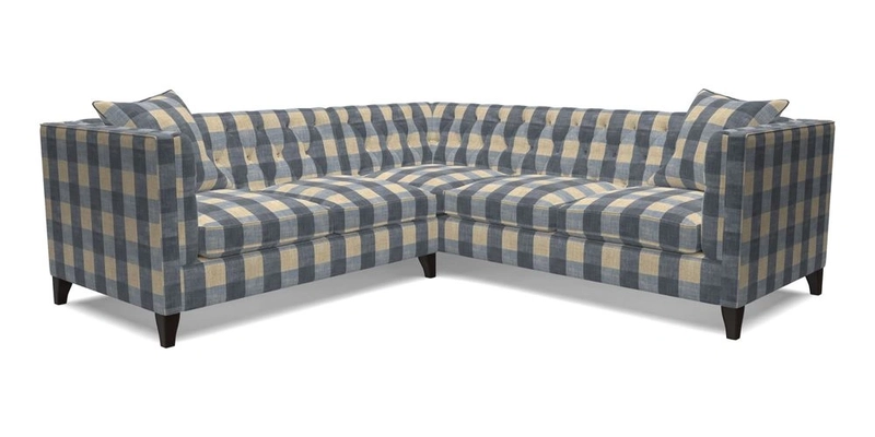 Haresfield Corner Sofa in Two Tone Plain Biscuit