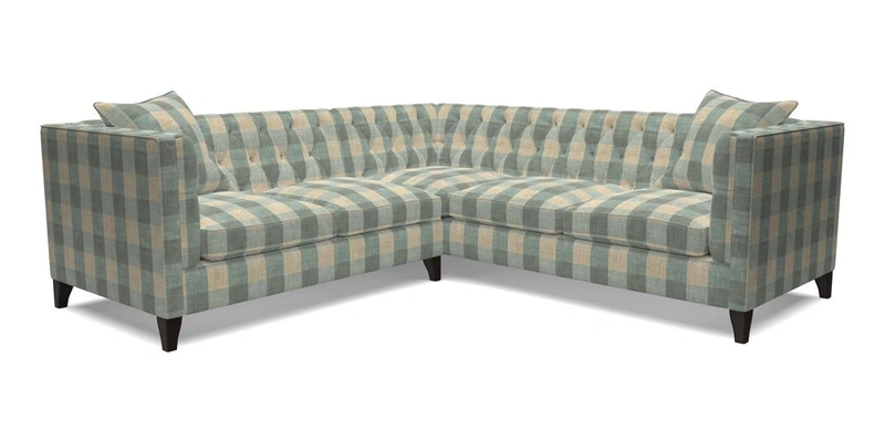Haresfield Corner Sofa in Two Tone Plain Biscuit