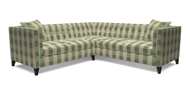 Haresfield Corner Sofa in Two Tone Plain Biscuit