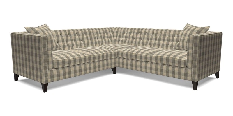 Haresfield Corner Sofa in Two Tone Plain Biscuit