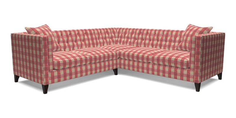 Haresfield Corner Sofa in Two Tone Plain Biscuit