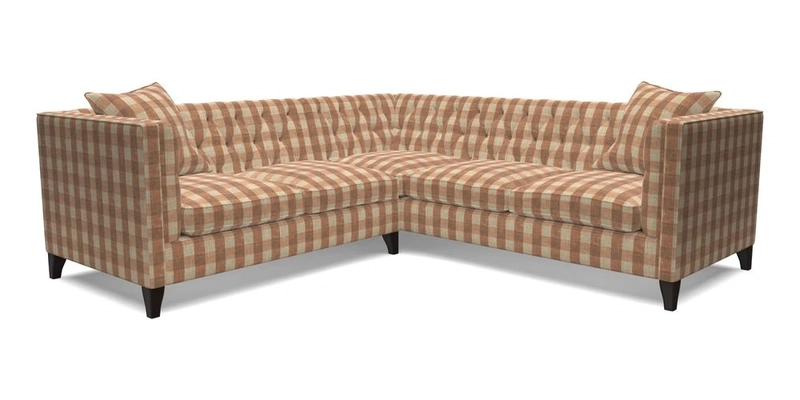 Haresfield Corner Sofa in Two Tone Plain Biscuit