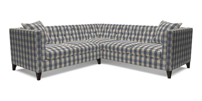 Haresfield Corner Sofa in Two Tone Plain Biscuit
