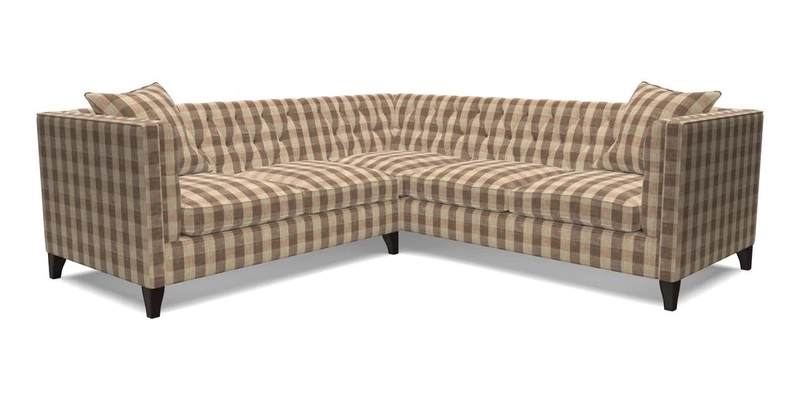 Haresfield Corner Sofa in Two Tone Plain Biscuit