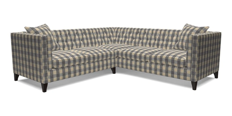 Haresfield Corner Sofa in Two Tone Plain Biscuit
